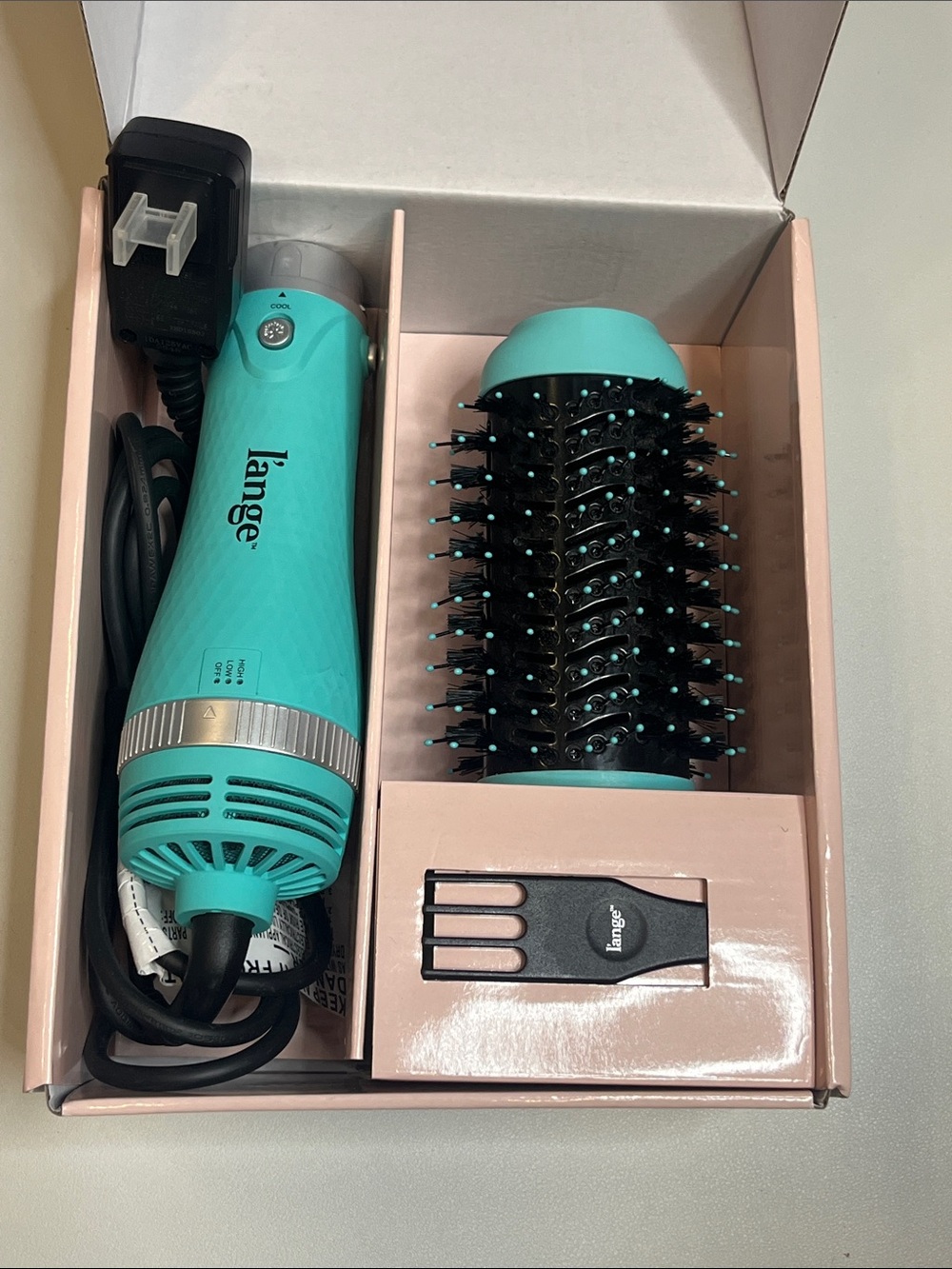 Lange Turquoise Hot Air Styling Brush Set
